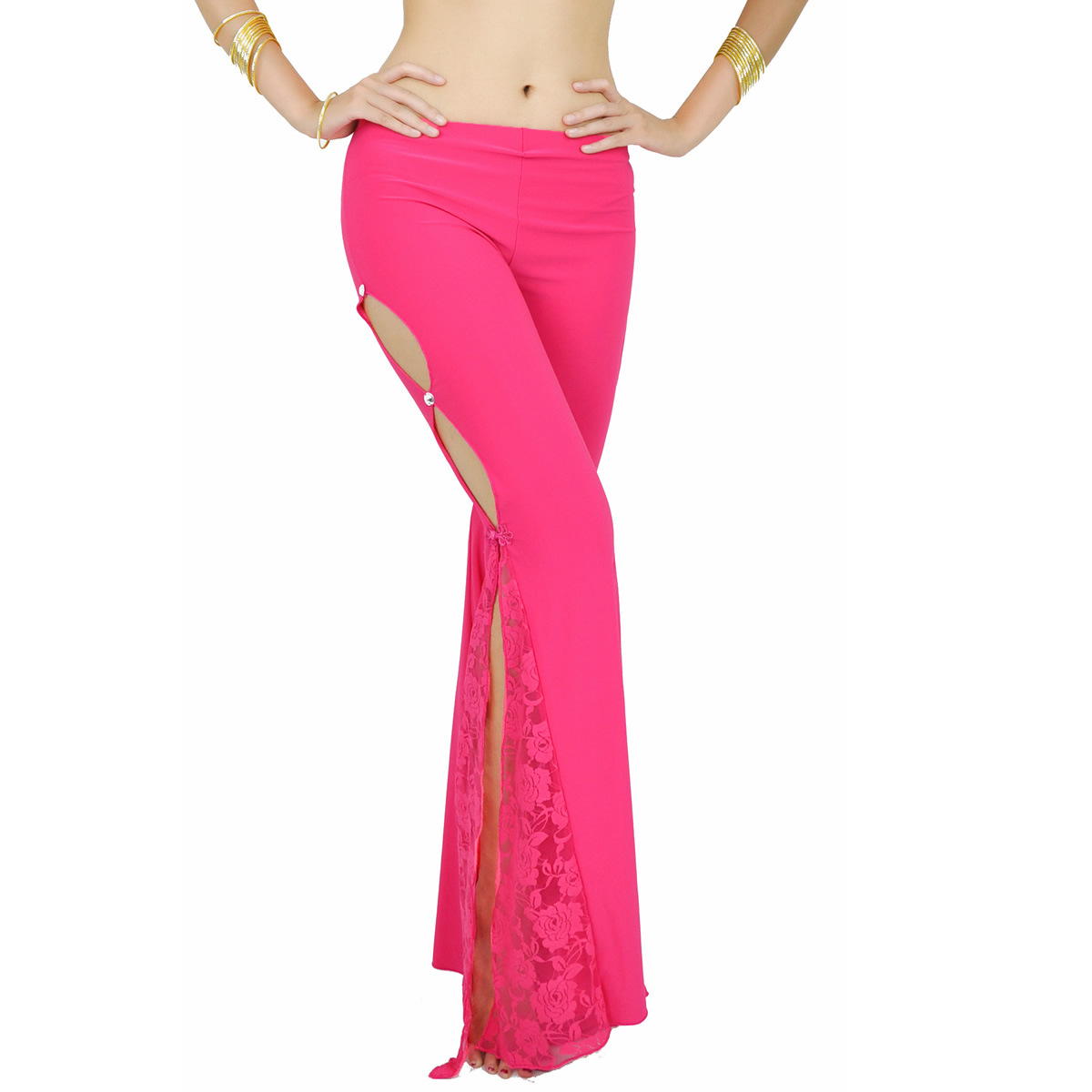 Dancewear Lace Belly Dance Pants For Ladies More Colors